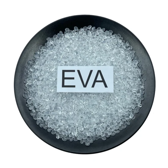 Grado alimenticio EVA Ue630 1157 Copolímero de acetato de vinilo de etileno 18% 28% 32% Resina EVA Materia prima para aplicación de película Paquete flexible Película de envasado de alimentos