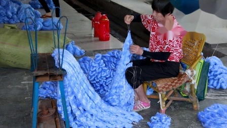 La fábrica vende el monofilamento de nylon de la red de pesca del lago gris de Nigeria